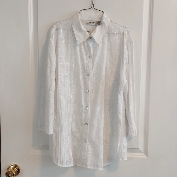 Chico's Skirts Chico White Top Poshmark